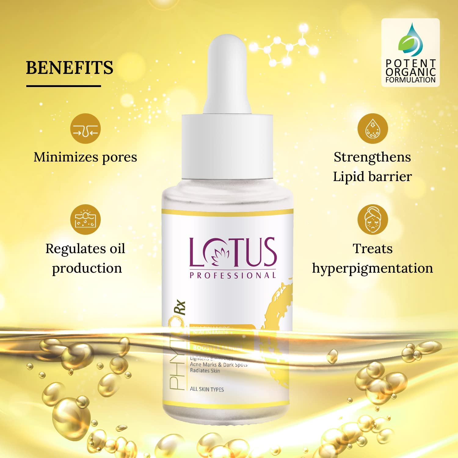 Lotus Phytorx Niacinamide+Vitamin-c Booster Serum (30ml)