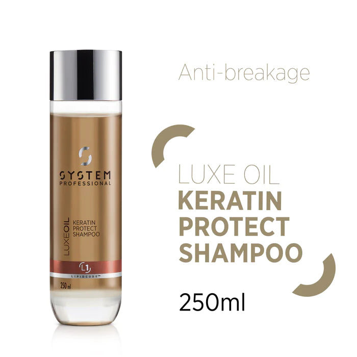 Wella System Professional Luxeoil Keratin Protect Shampoo (250ml)