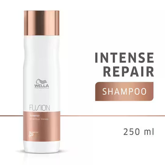 Wella Professionals Fusion Intense Repair Shampoo 250 ml & Mask 150 ml Combo for stronger & damaged hair