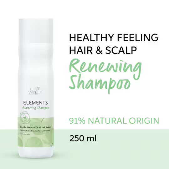 Wella Professionals Elements Sulfate free Renewing Shampoo 250 ml & Mask 150 ml Combo for all hair types