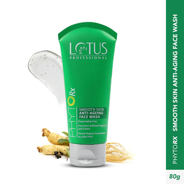 Lotus Phytorx Smooth Skin Anti-Ageing Face Wash (80g)