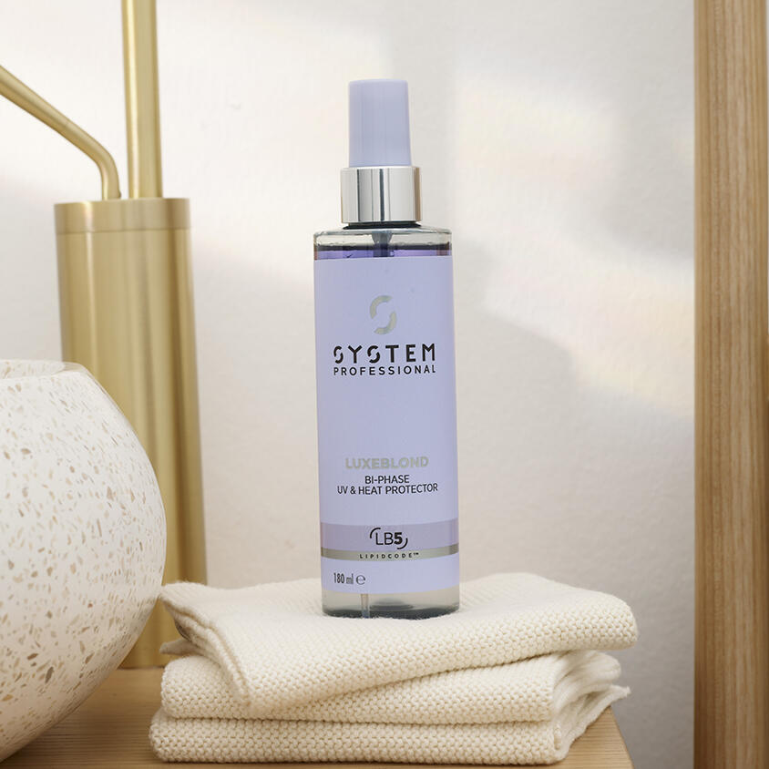 System Professional LuxeBlond BI-Phase UV & Heat Protector (180ml)