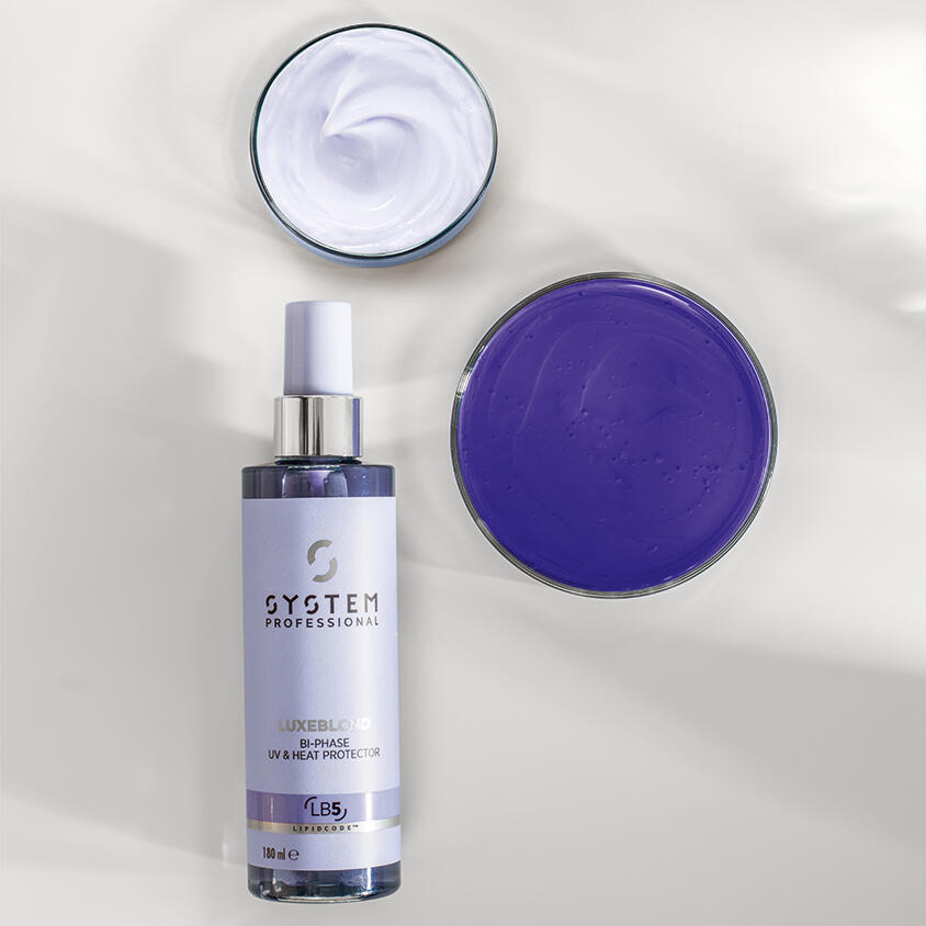 System Professional LuxeBlond BI-Phase UV & Heat Protector (180ml)