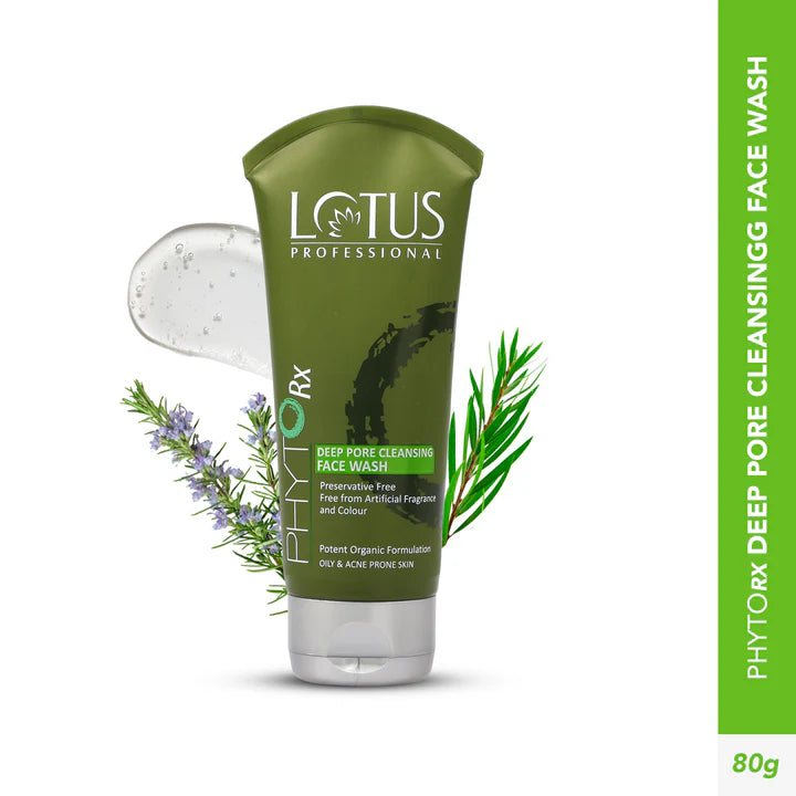 Lotus Phytorx Deep Pore Cleansing Face Wash (80g)