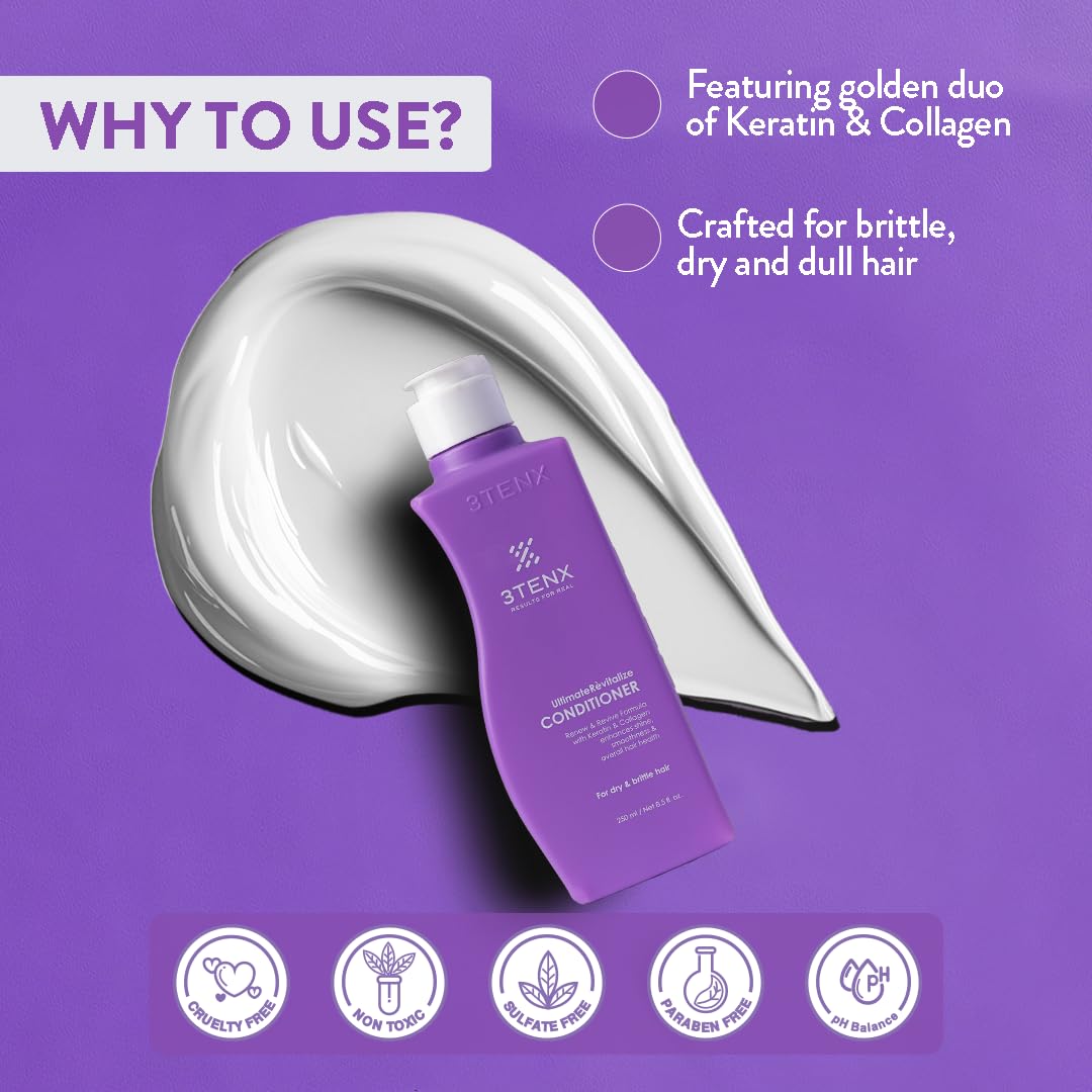 3 Tenx Ultimate Revitalize Conditioner (250ml)