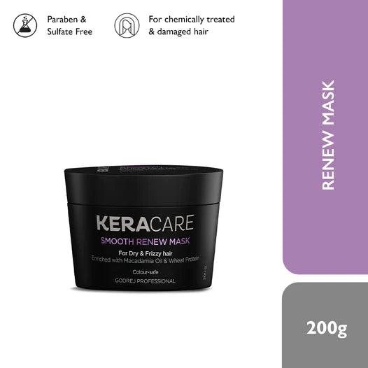 Godrej Professional Keracare Smooth Renew Mask (200g) - Eklipz