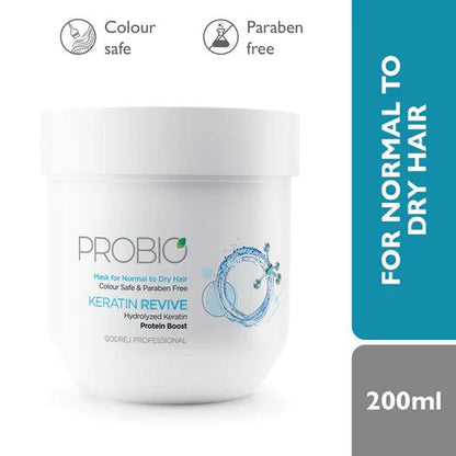 Godrej Professional Probio Keratin Revive Mask (200g) - Eklipz