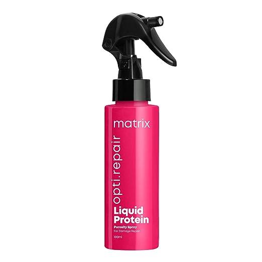Matrix Opti.Repair Professional Porosity Spray | Liquid Portein+B5 | Repairs Damage from 1st Use | for Damaged Hair, Split Ends, Breakage 100 ml - Eklipz