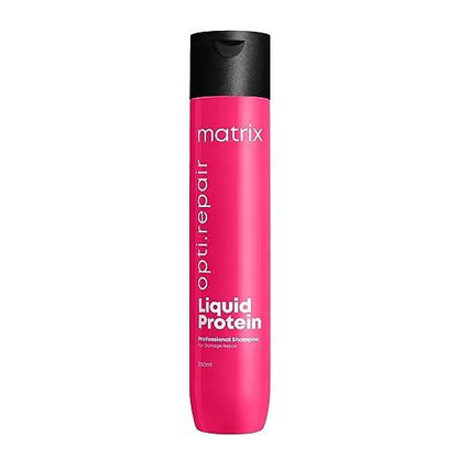 Matrix Opti.Repair Professional Liquid Protein Shampoo | Repairs Damage from 1st Use | for Less Split Ends, Breakage, Knotting | Paraben-free, 350ml - Eklipz