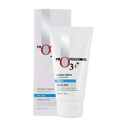 O3+ Derma Fresh Sunscreen Cream SPF 40 (50gm) - Eklipz