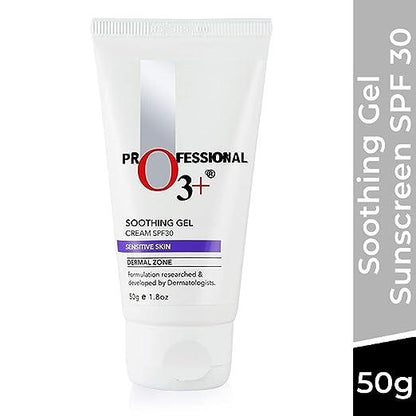 O3+ Dermal Zone Soothing Gel Cream - SPF 30 Sensitive Skin (50gm) - Eklipz