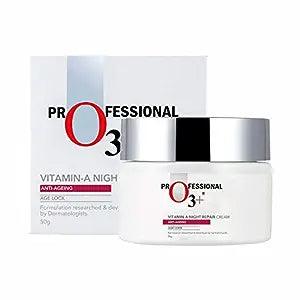 O3+ Vitamin-A Night Repair Anti-Ageing Cream (50gm) - Eklipz