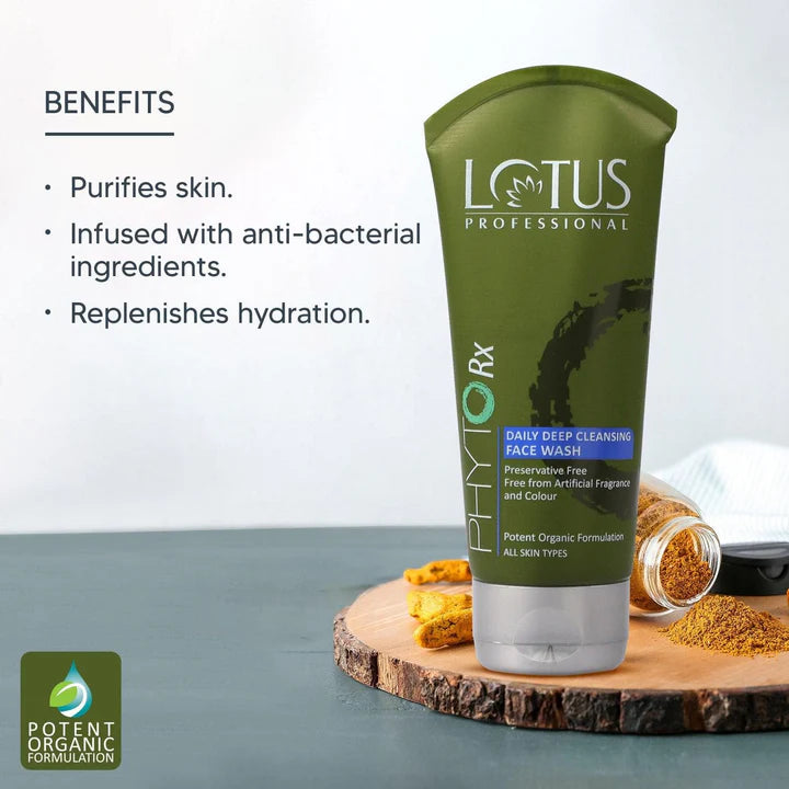 Lotus Phytorx Daily Deep Cleansing Face Wash (80g)