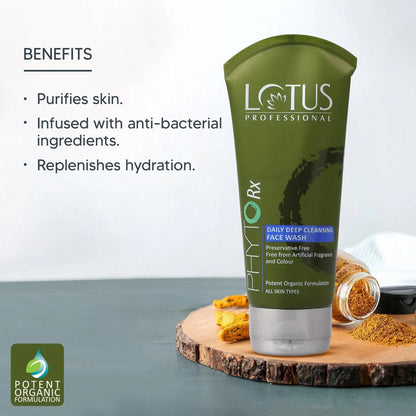 Lotus Phytorx Daily Deep Cleansing Face Wash (80g)