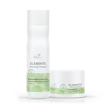 Wella Professionals Elements Sulfate free Renewing Shampoo 250 ml &amp; Mask 150 ml Combo for all hair types