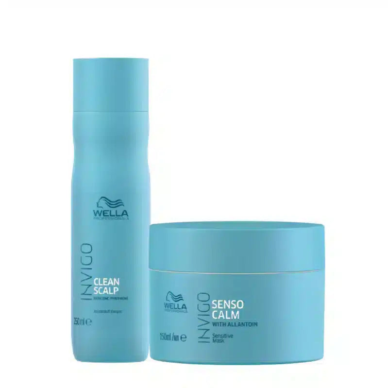 Wella Professionals INVIGO Senso Calm Shampoo 250ml And Mask 150ml Combo