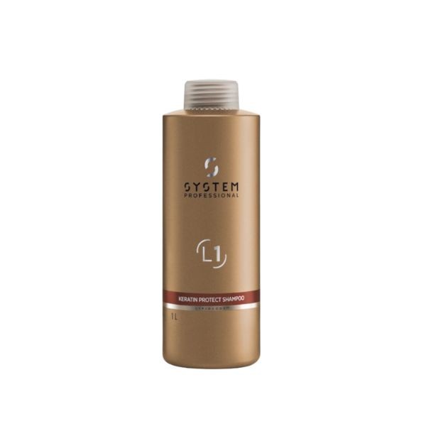 Wella System Professional Luxeoil Keratin Protect Shampoo (1000ml)